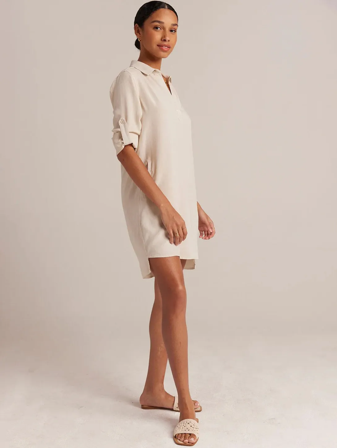 A-Line Long Sleeve Dress - Cliffside