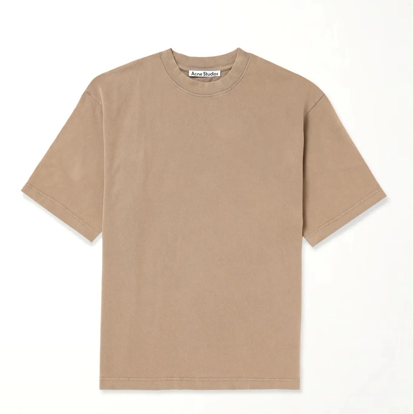 Acne Studios  |Cotton Short Sleeves Logo Designers T-Shirts