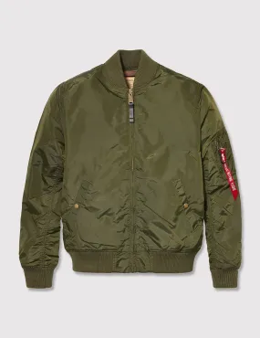 Alpha Industries MA1 Flight Bomber Jacket - Dark Green