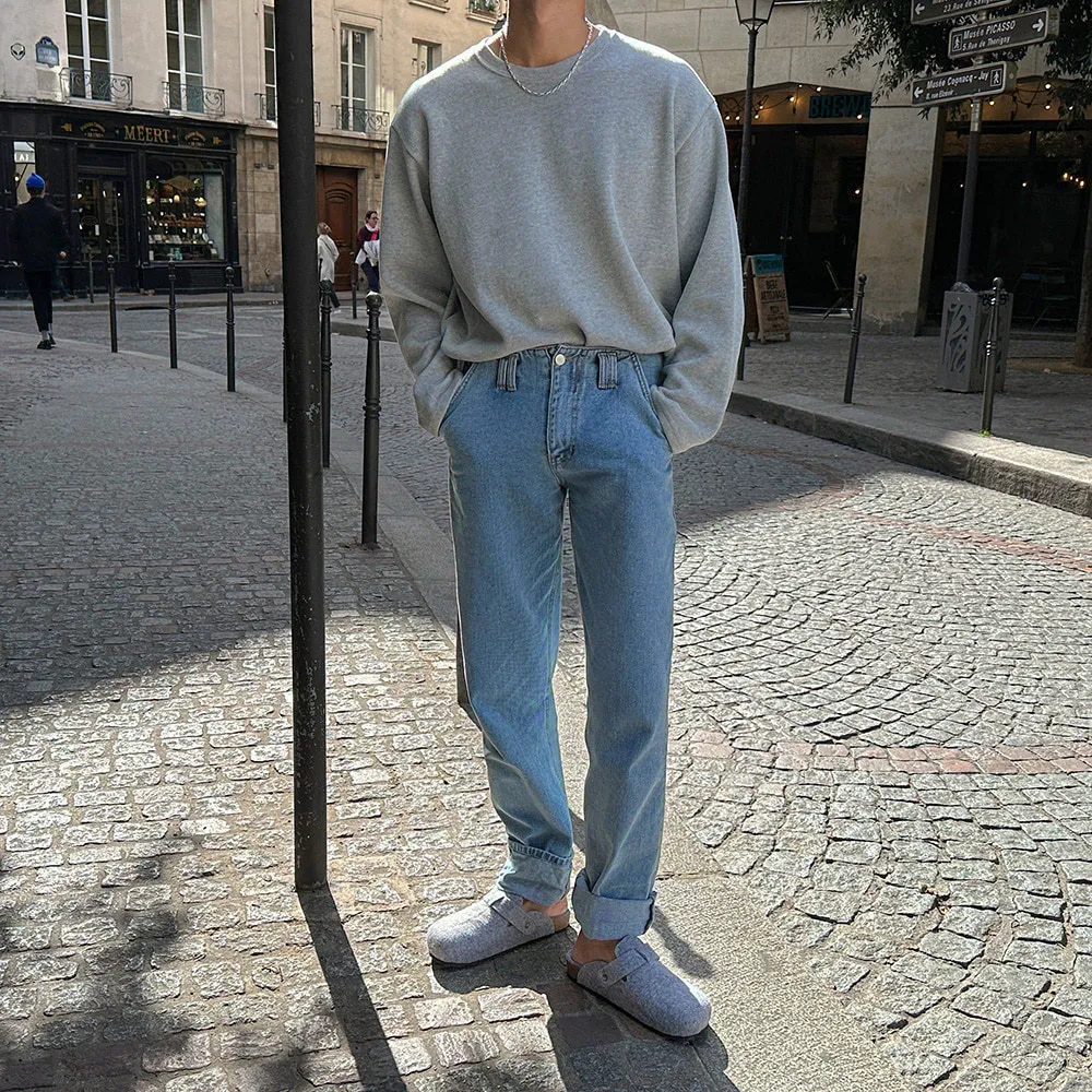 ASCLO  |Unisex Street Style Plain Cotton T-Shirts