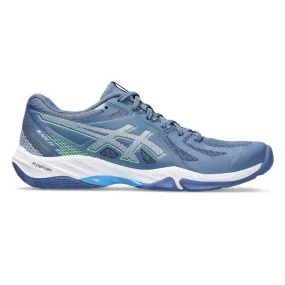 ASICS Men's Blade FF Badminton Shoe (Denim Blue/Lime Burst)