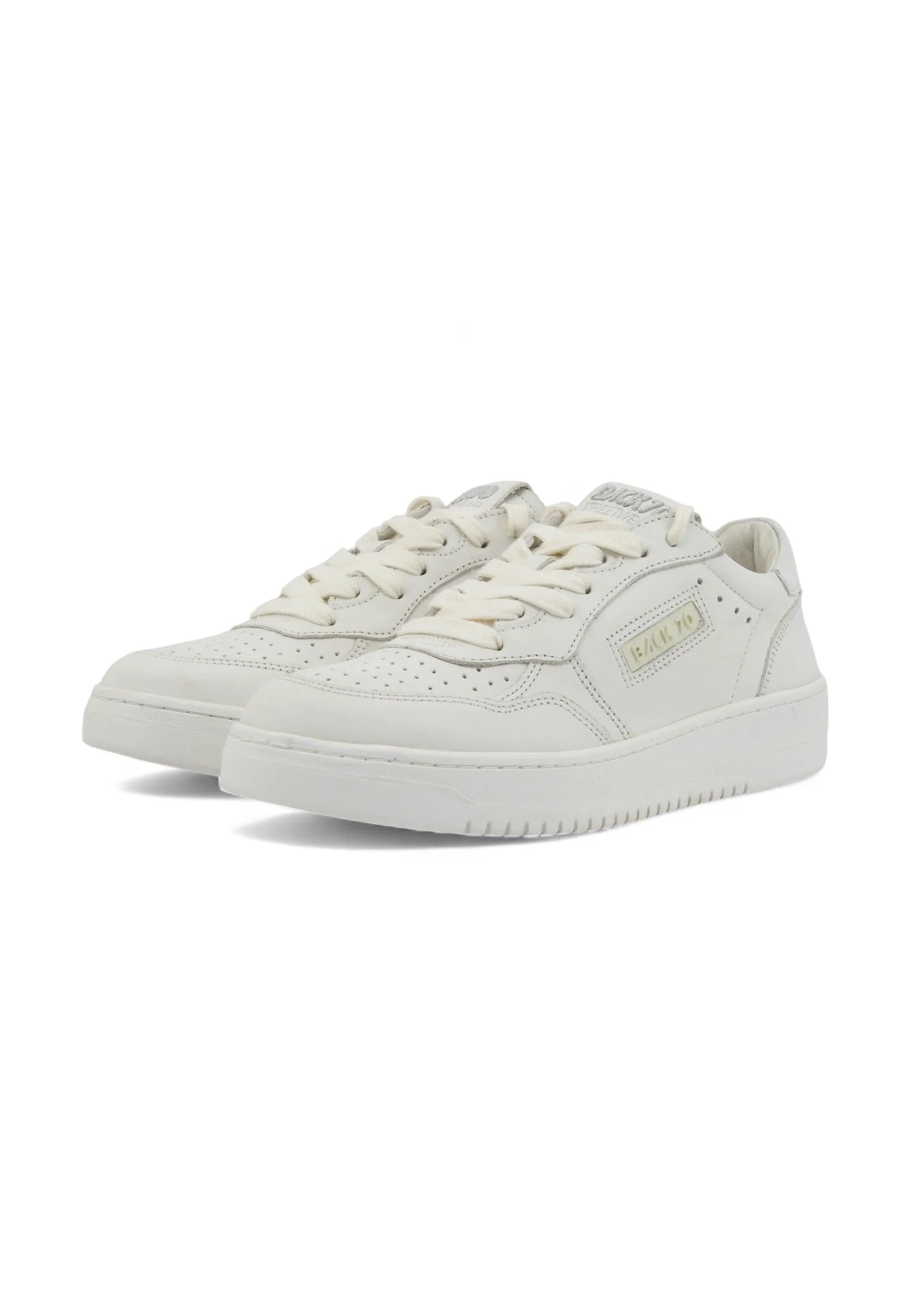 BACK70 Basket Ox Sneaker Donna Savana White 108001-00719