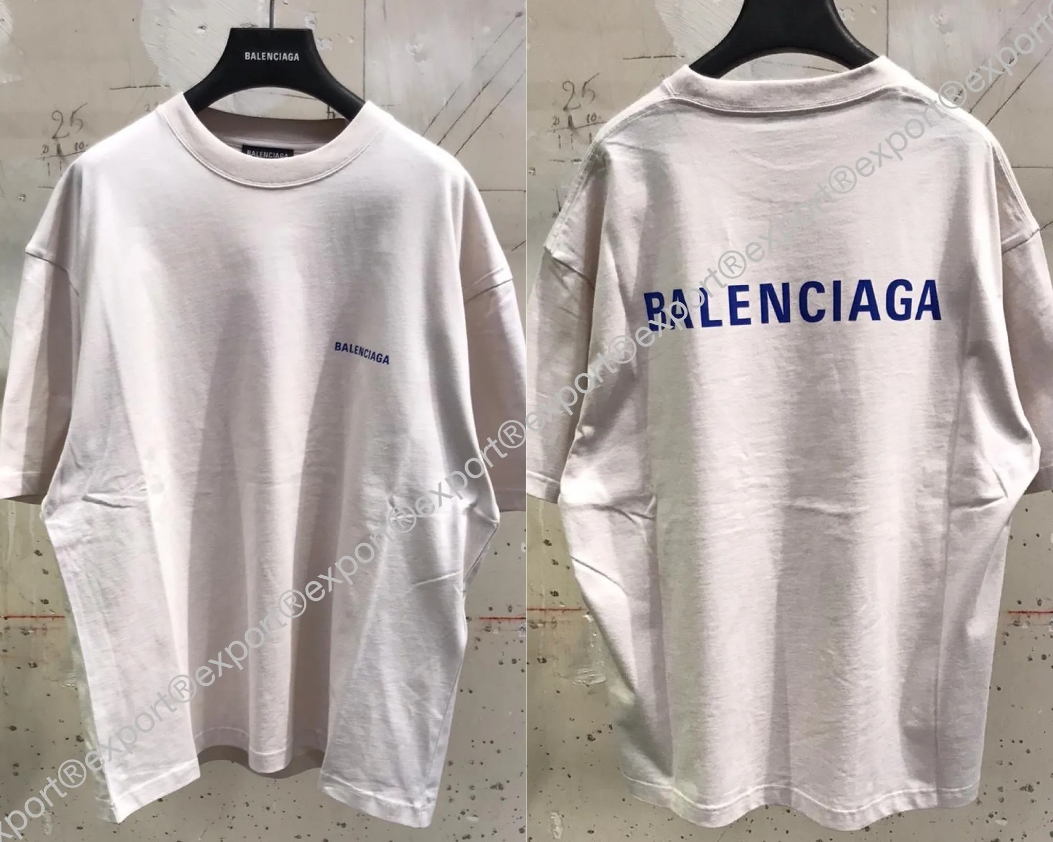 BALENCIAGA  |BALENCIAGA Men's Back Logo T-shirt