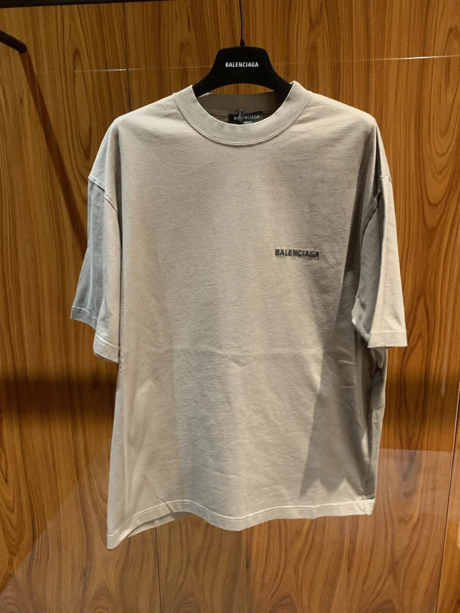 BALENCIAGA  |BALENCIAGA Men's Back Logo T-shirt