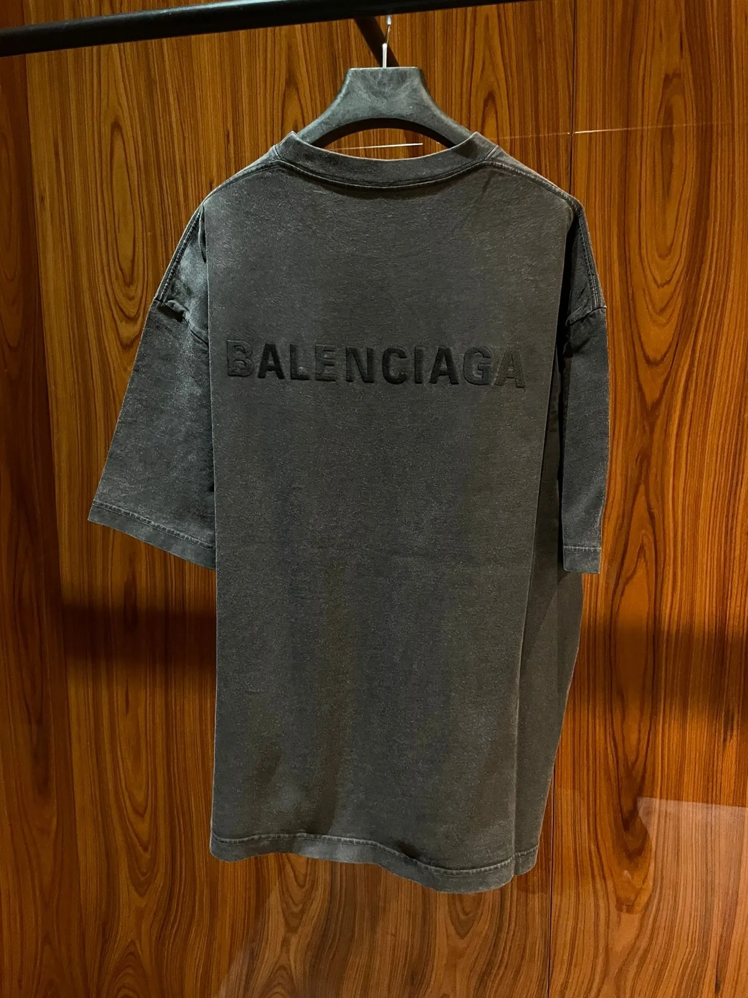 BALENCIAGA  |BALENCIAGA Men's Back Logo T-shirt