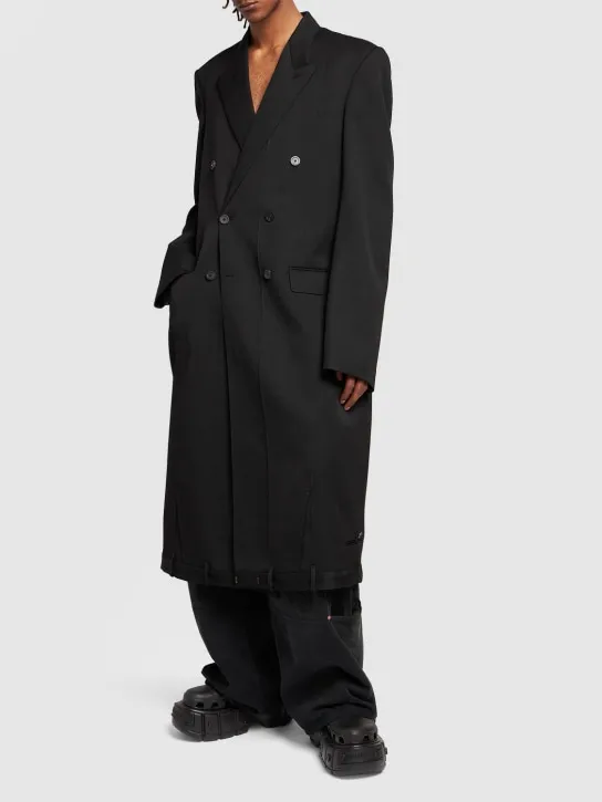 Balenciaga   Wool gabardine coat 