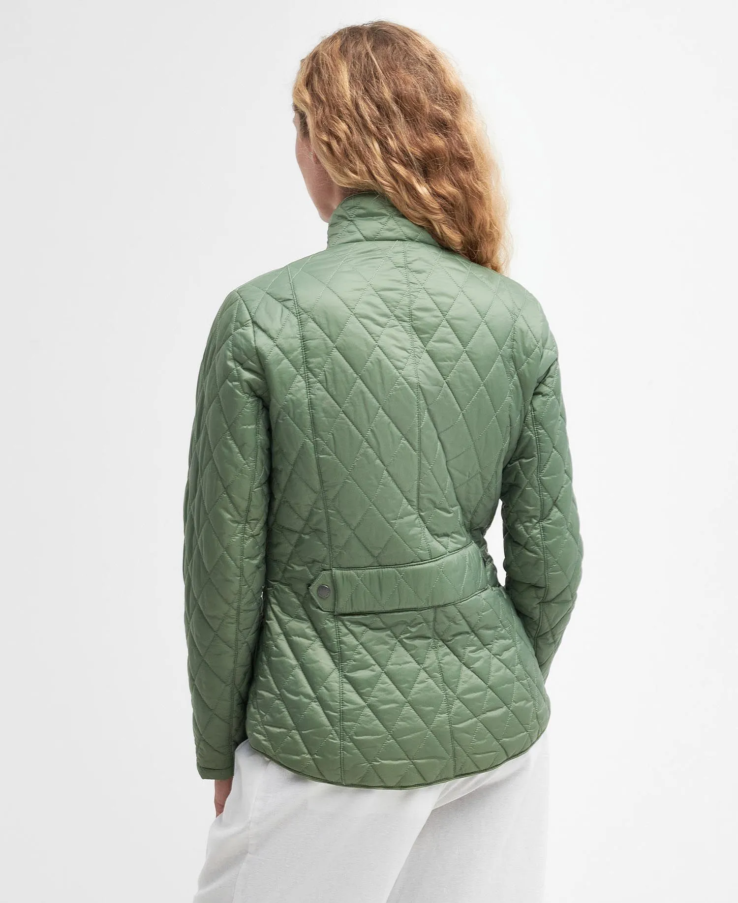 Barbour Flyweight Cavalry Quilted Jacket Women's Bayleaf - A One Clothing