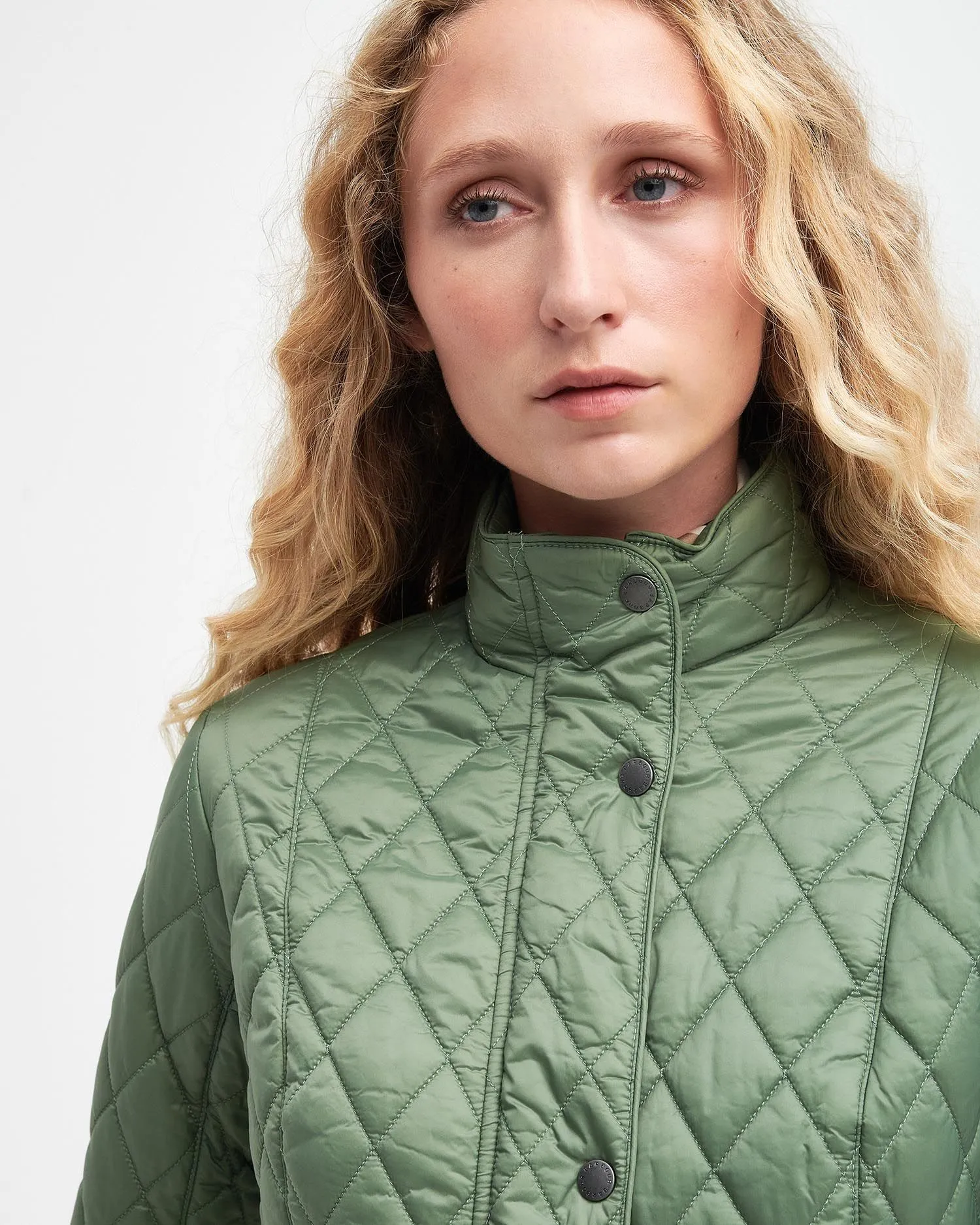 Barbour Flyweight Cavalry Quilted Jacket Women's Bayleaf - A One Clothing