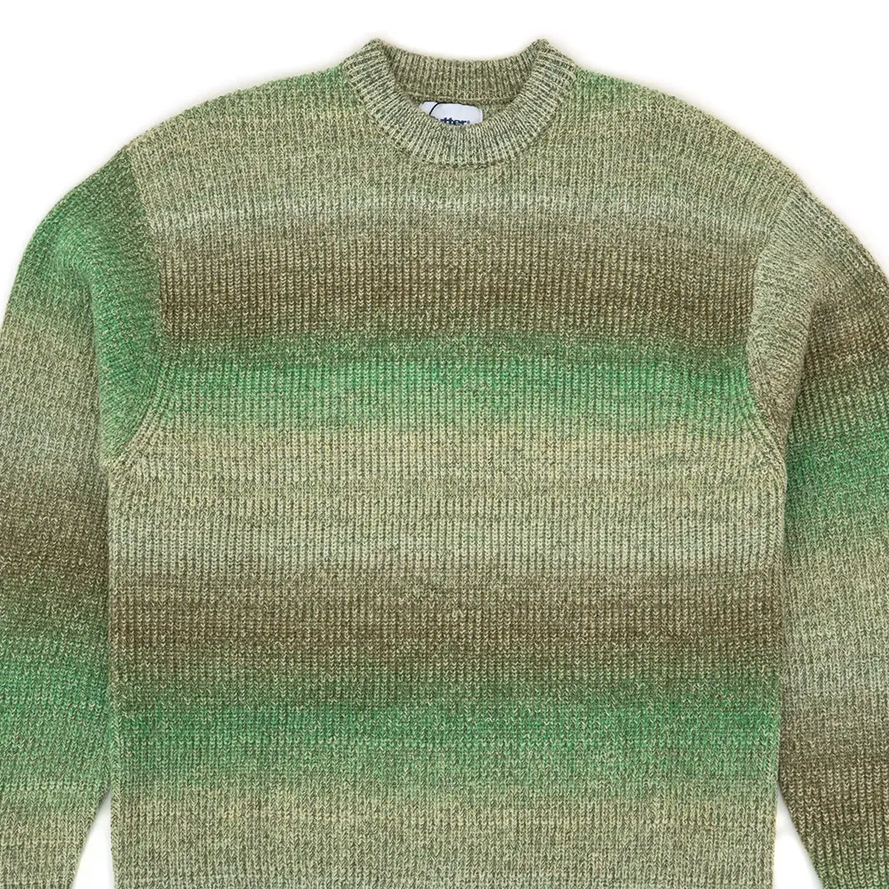 Beams Knit Sweater (Pesto)