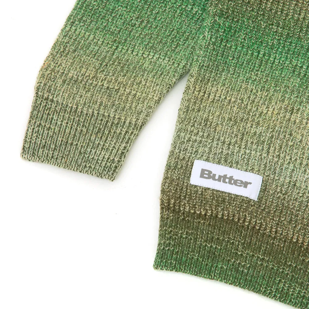 Beams Knit Sweater (Pesto)