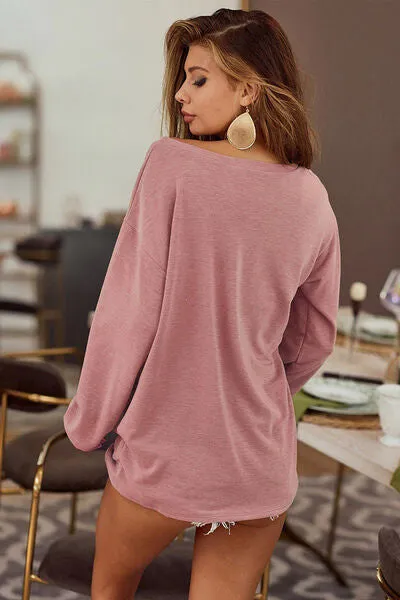 BiBi Ripped Long Sleeve Sweatshirt