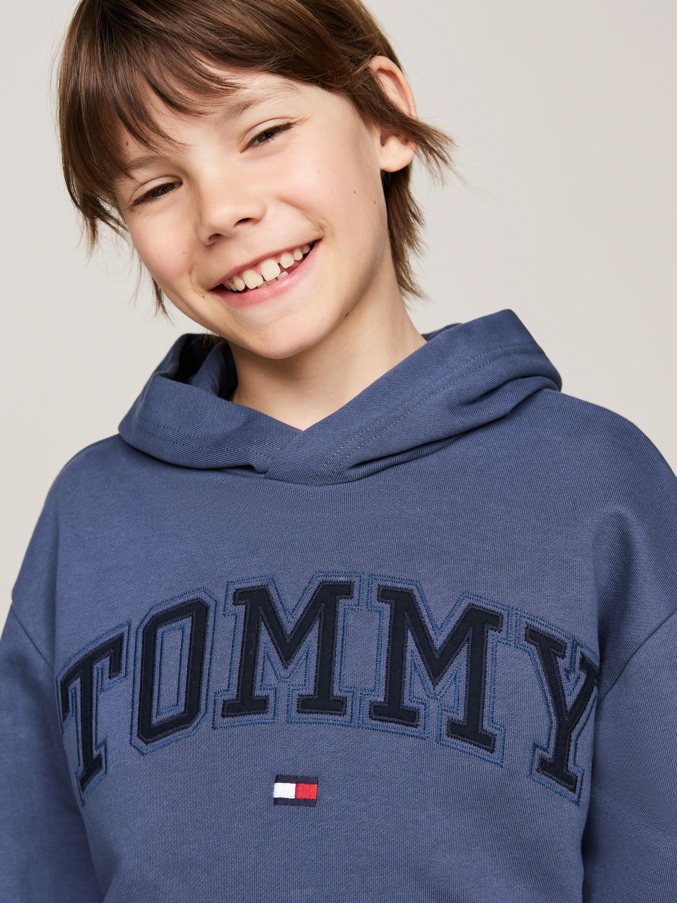 Boys 3-7 Varsity Logo Embroidery Hoodie | Sweatshirts & Hoodies | Tommy Hilfiger