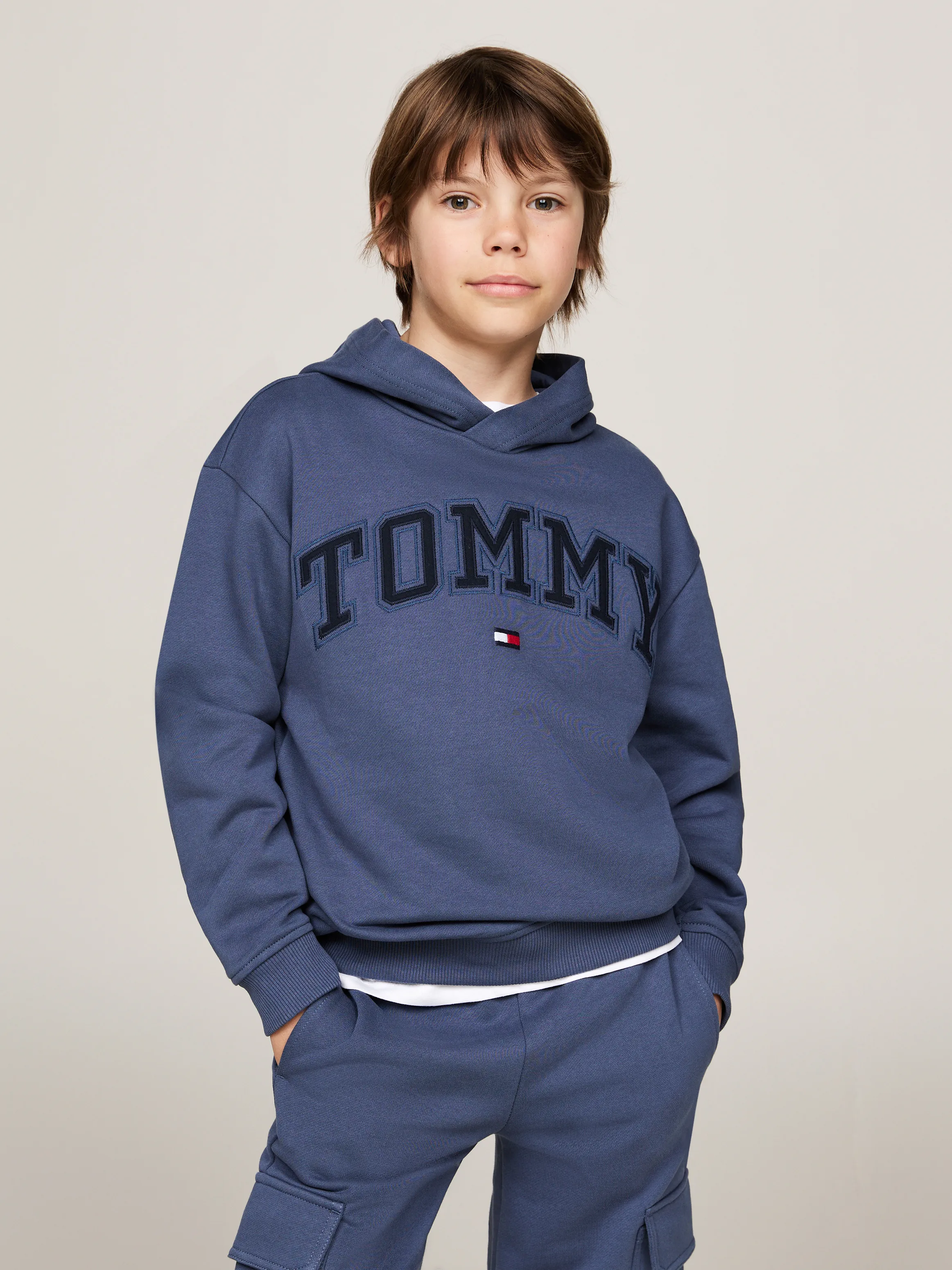 Boys 3-7 Varsity Logo Embroidery Hoodie | Sweatshirts & Hoodies | Tommy Hilfiger