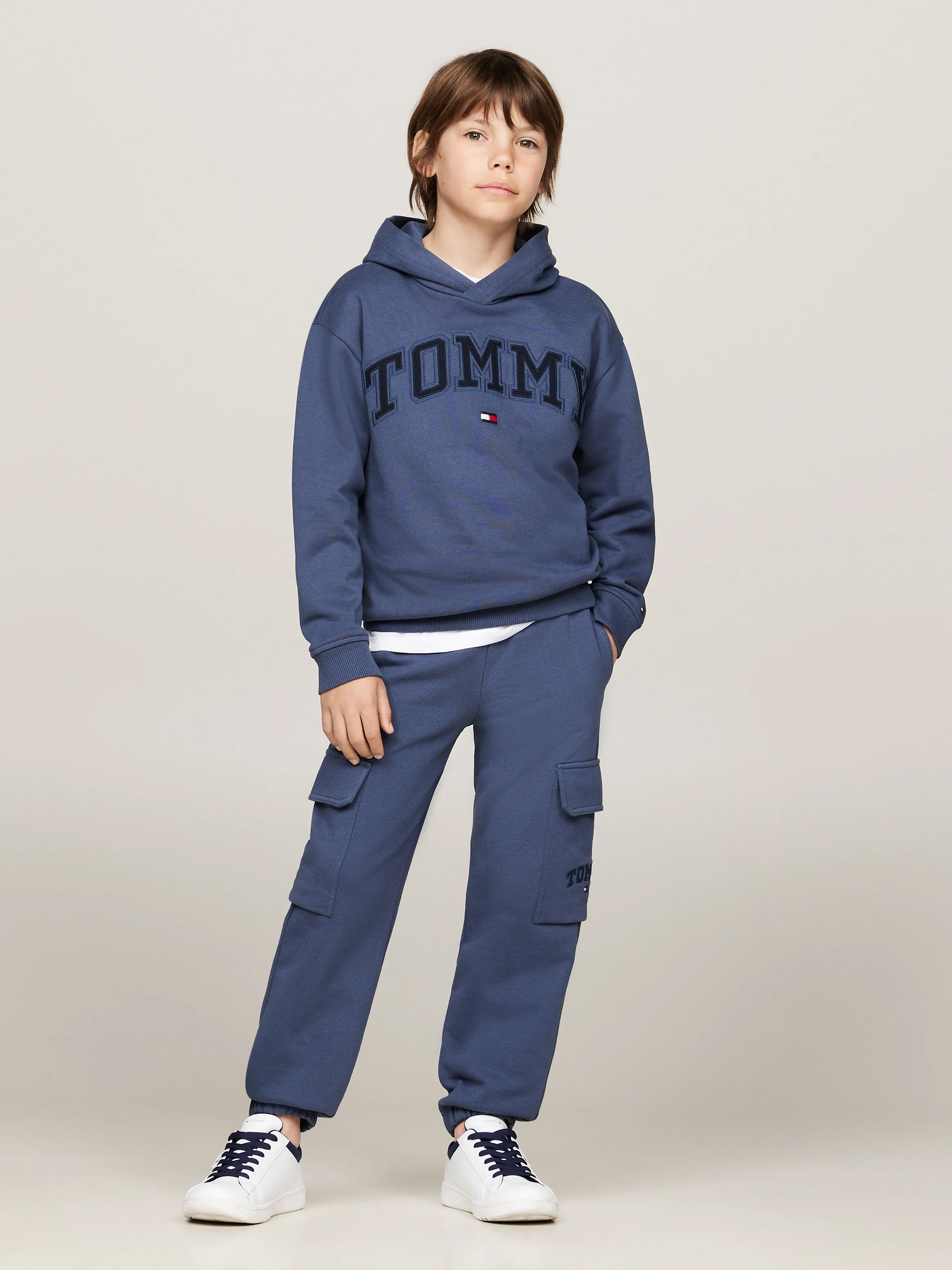 Boys 3-7 Varsity Logo Embroidery Hoodie | Sweatshirts & Hoodies | Tommy Hilfiger