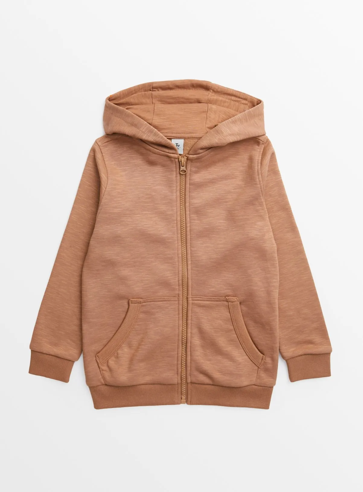 Buy Brown Zip-Through Hoodie 7 years | Jumpers and hoodies | Tu