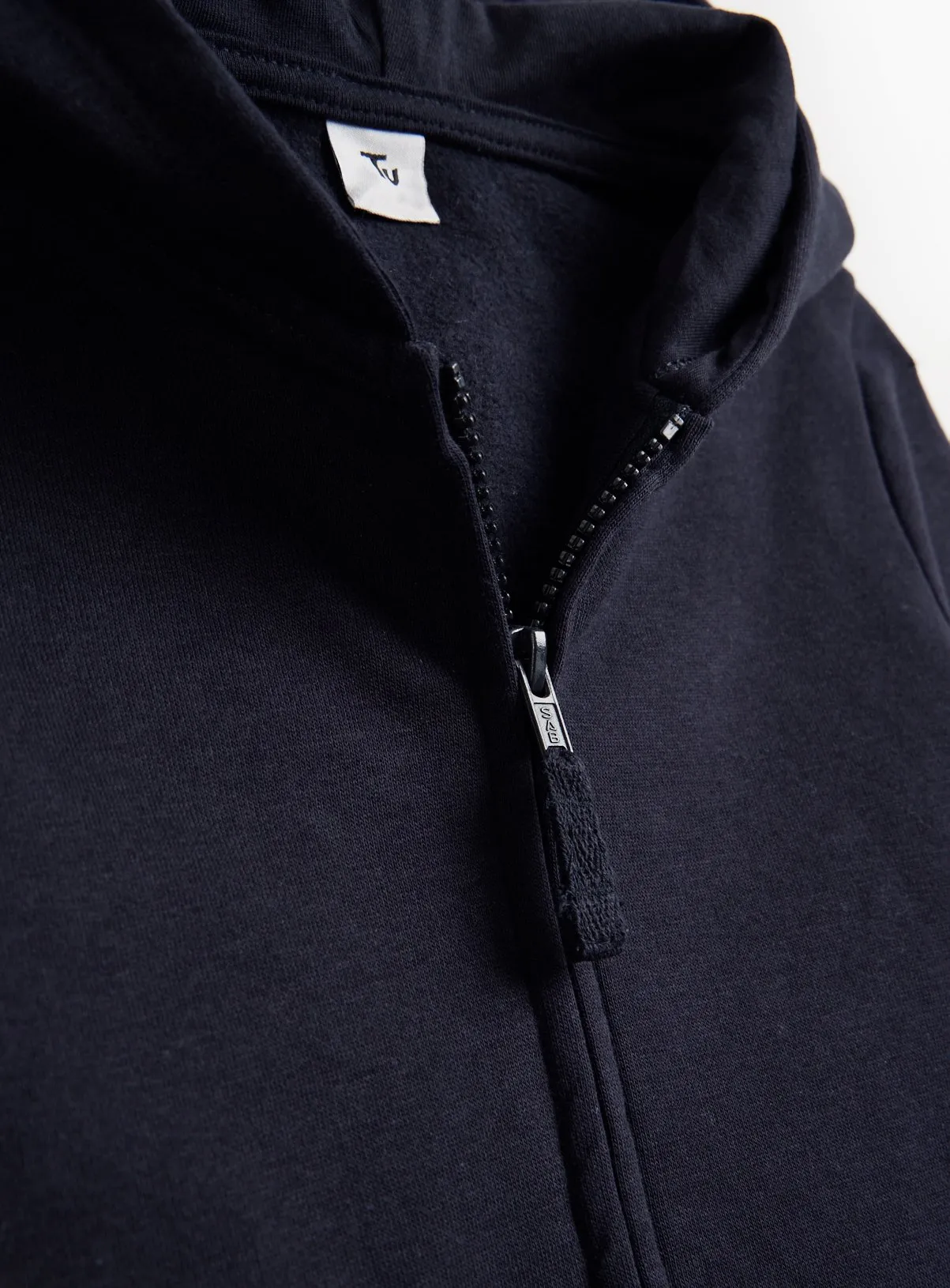 Buy Navy Zip-Through Hoodie 11 years | Jumpers and hoodies | Tu