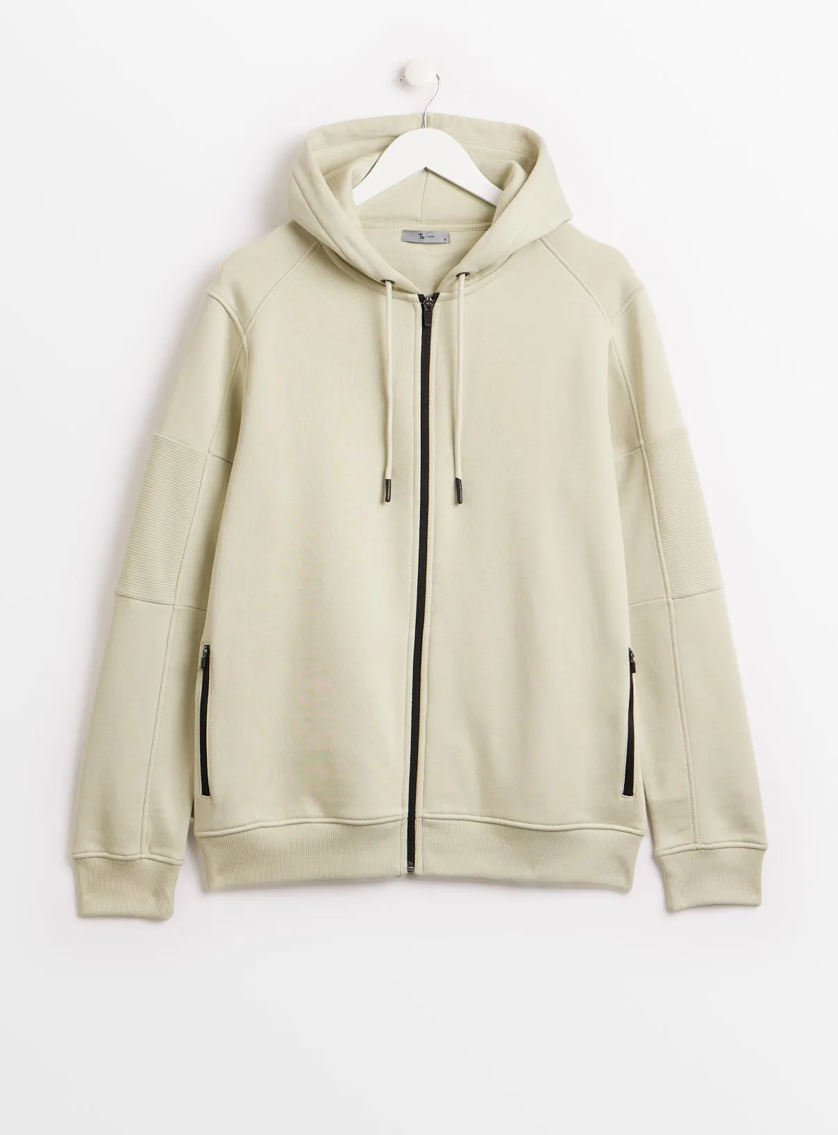 Buy Neutral Ottoman Zip-Through Coord Hoodie S | Sweatshirts and hoodies | Tu