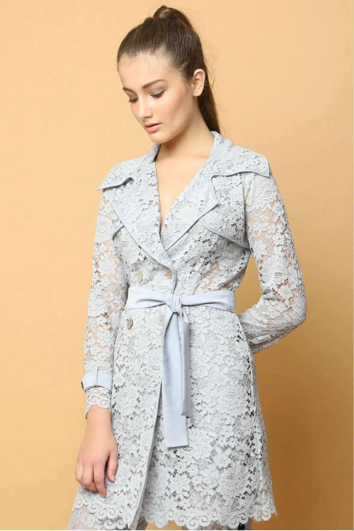 Cava Lace Trench