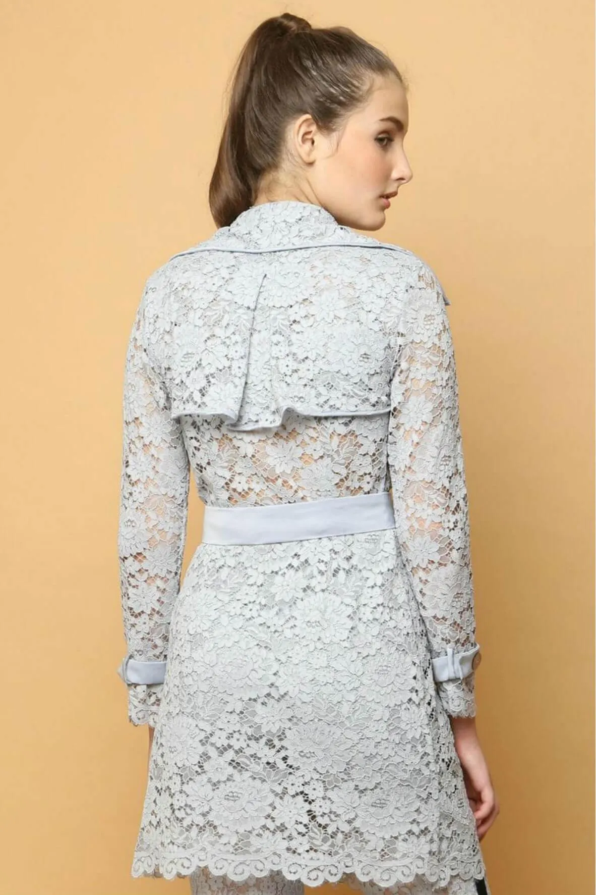 Cava Lace Trench