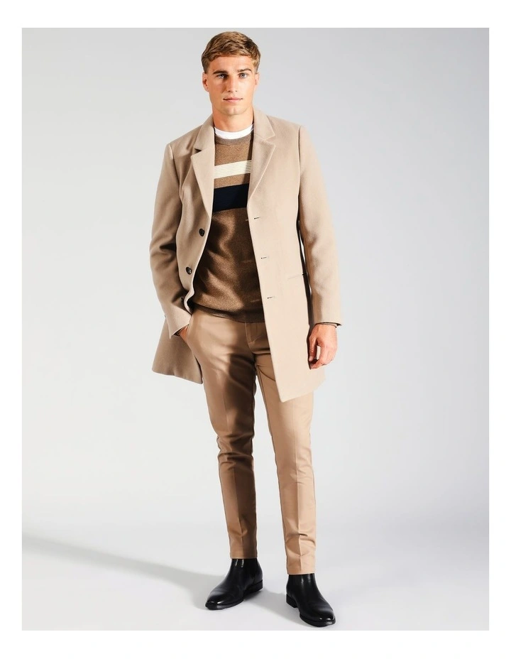 Charlie Car Coat in Beige