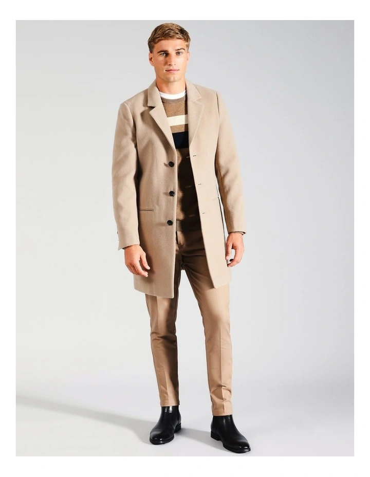 Charlie Car Coat in Beige