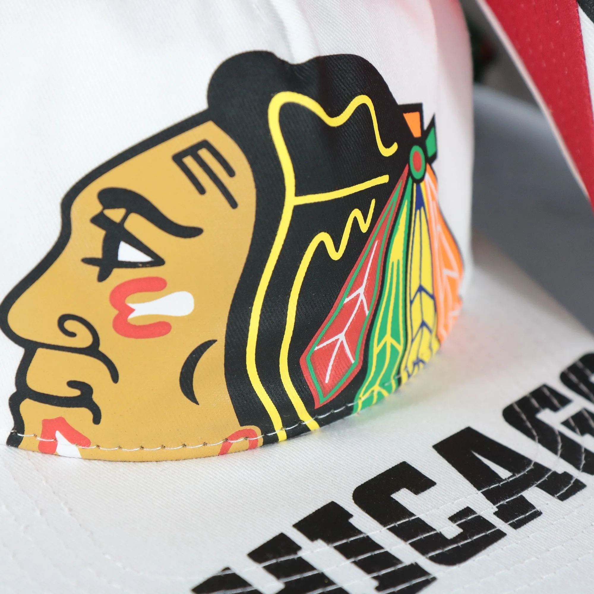 Chicago Blackhawks NHL In Your Face Deadstock Red bottom | White Snapback Hat