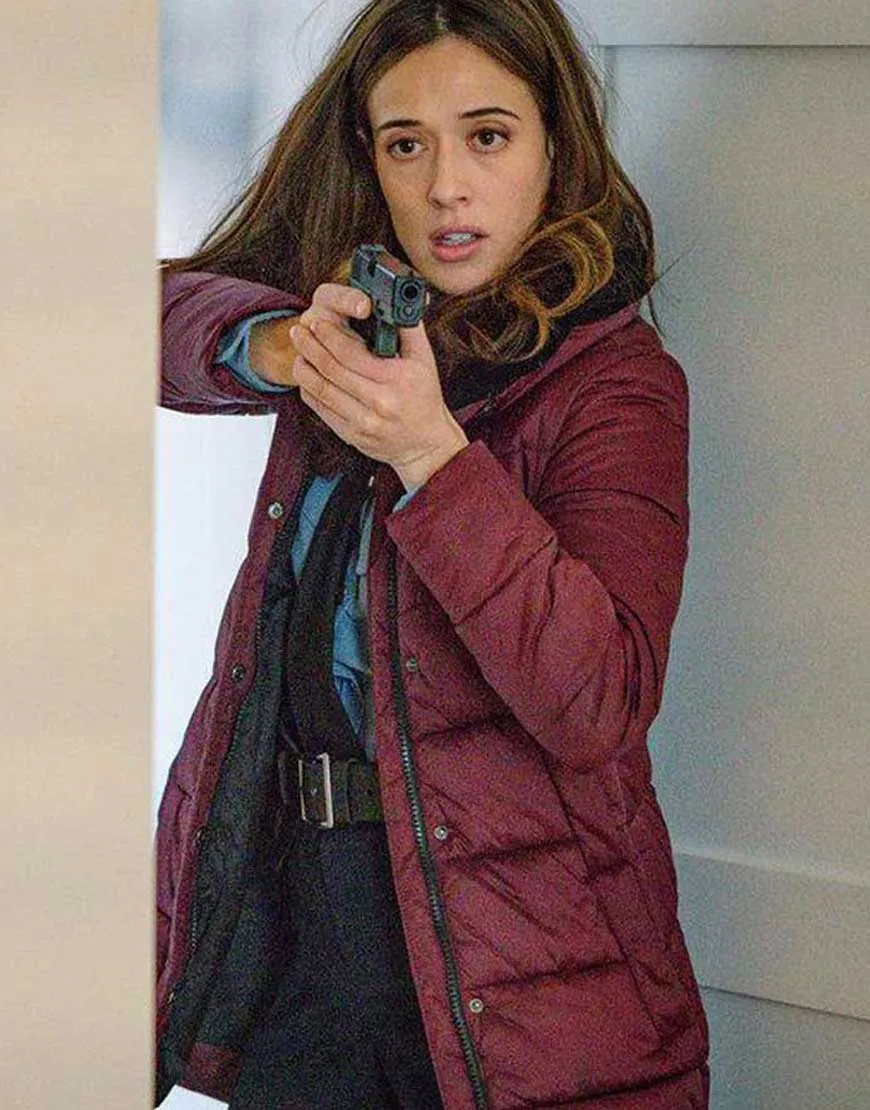 Chicago P.D. S07 Kim Burgess Coat | Marina Squerciati Puffer Coat | Ep13