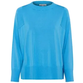 Core Round Neck Jumper                             Aegean Blue