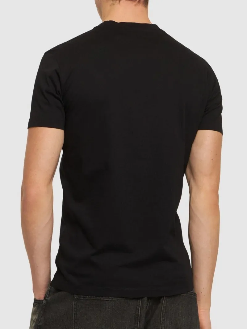 D SQUARED2  |Cotton Short Sleeves Logo Luxury T-Shirts