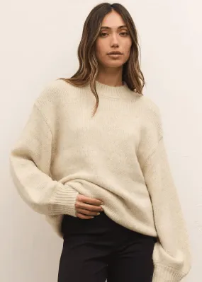 Danica Sweater - Light Oatmeal Heather