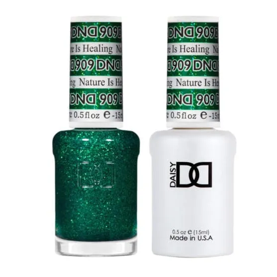 DND Matching Pair - Super Glitter Collection - 909 Nature is Healing