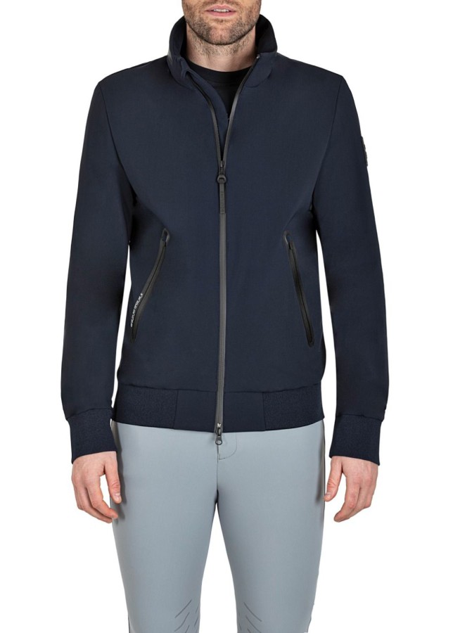 Equiline Carlec men's bomber jacket Navy