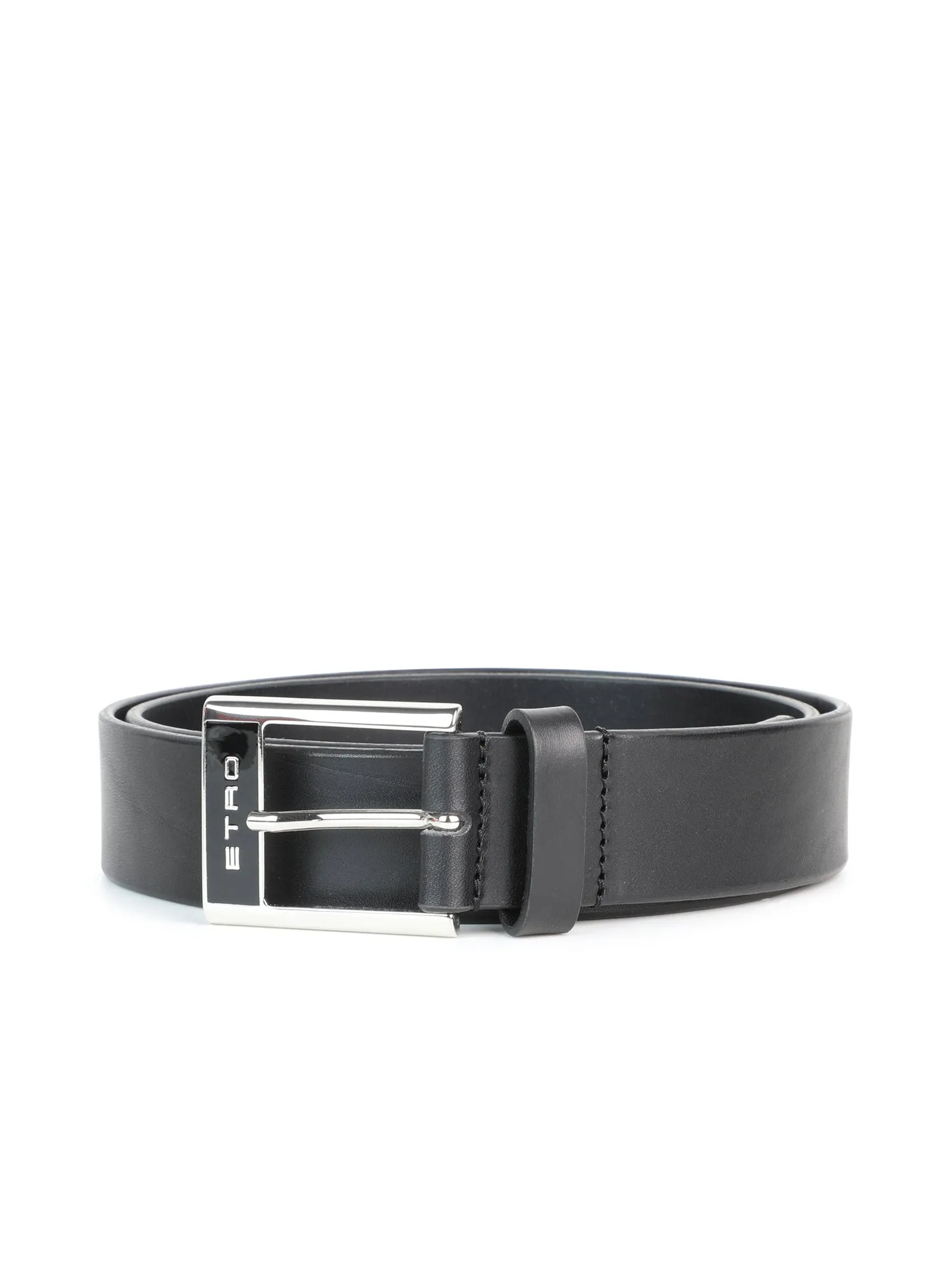 Etro Logo Engraved Buckle Belt