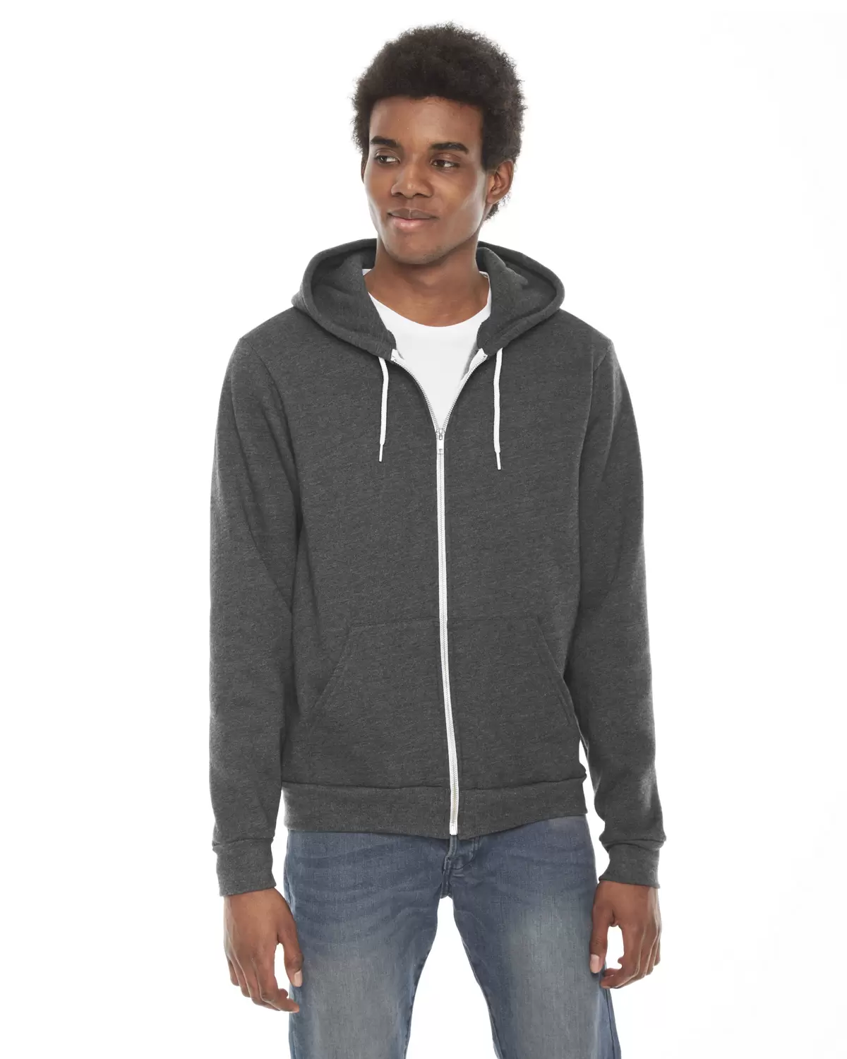 F497W Unisex Flex Fleece Zip Hoodie SKU: F497W