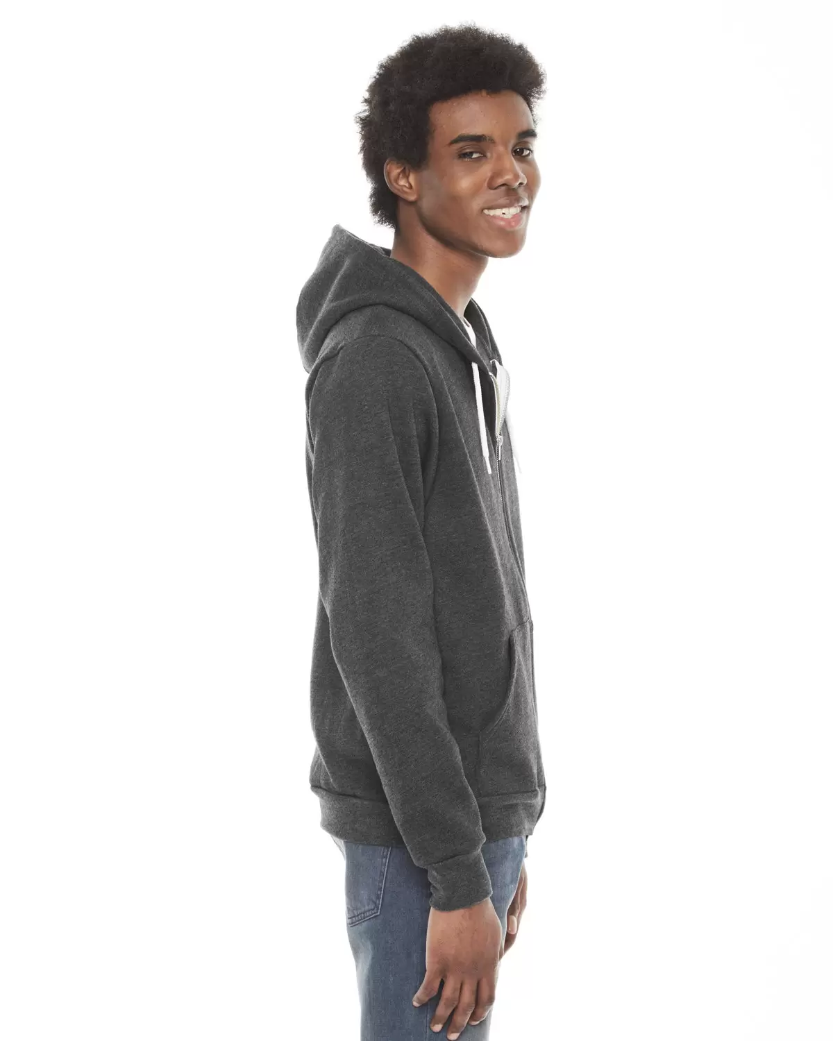 F497W Unisex Flex Fleece Zip Hoodie SKU: F497W