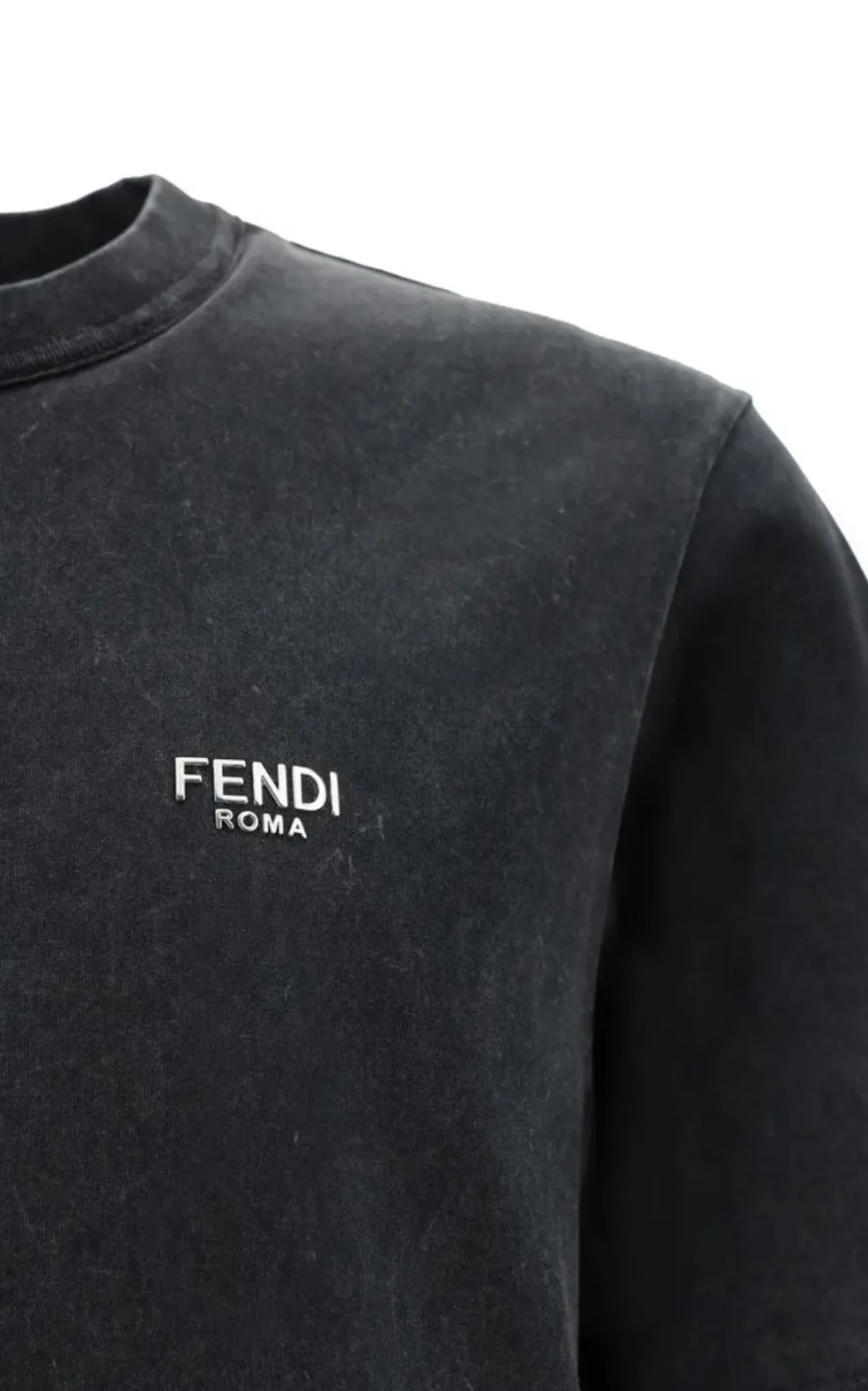 FENDI  |Crew Neck Unisex Short Sleeves Logo Luxury