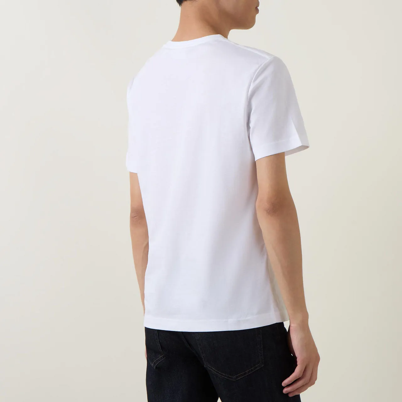 GANT The Sustainable Edit Shield Logo Round Neck T Shirt - White