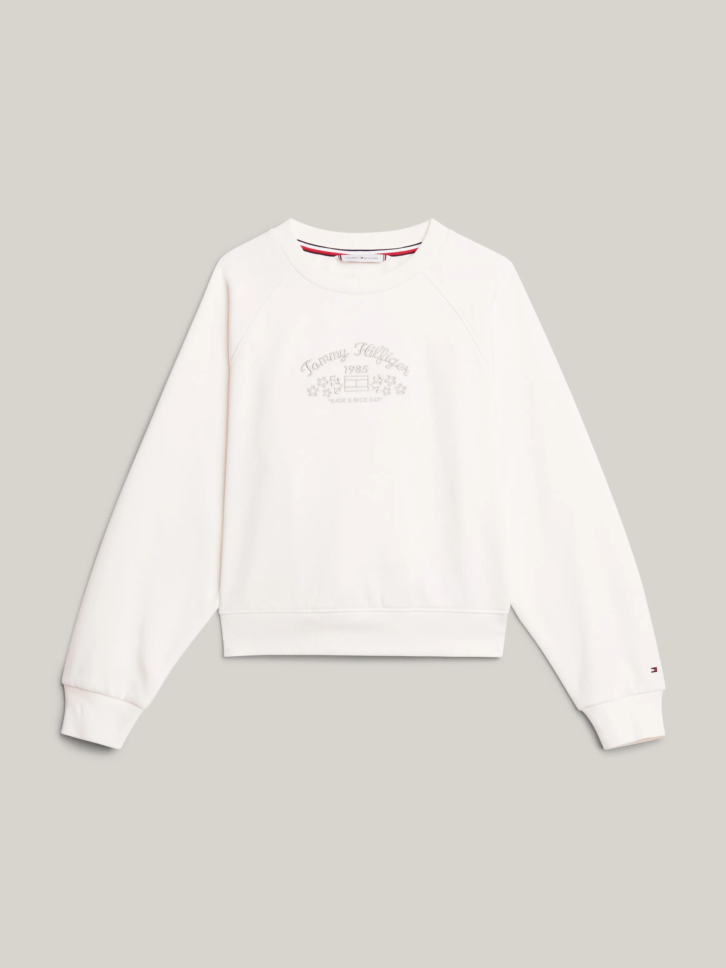 Girls 3-7 Flower Logo Fleece Jumper | Sweatshirts & Hoodies | Tommy Hilfiger