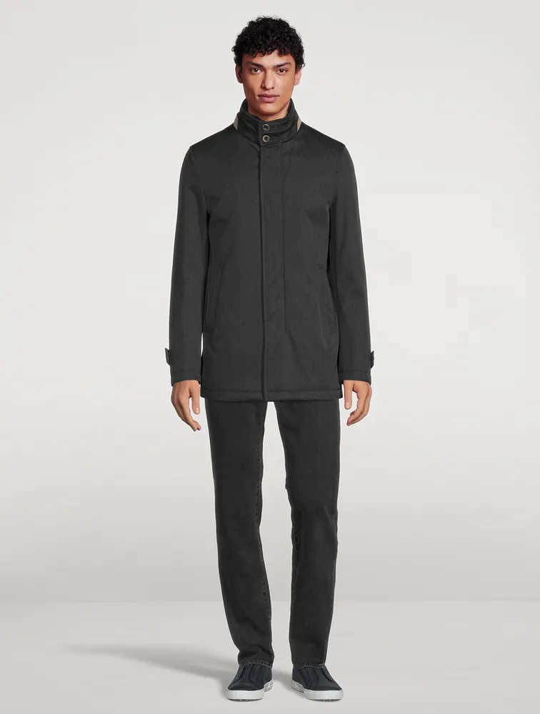 HERNO Wool Water-Repellent Coat