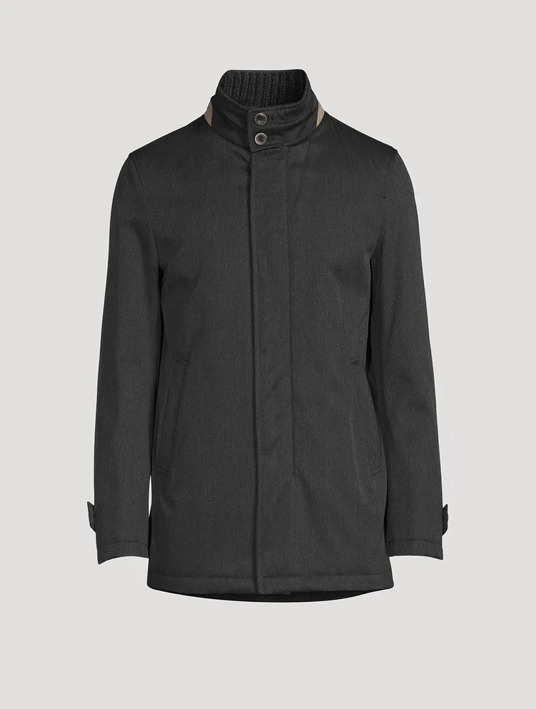 HERNO Wool Water-Repellent Coat