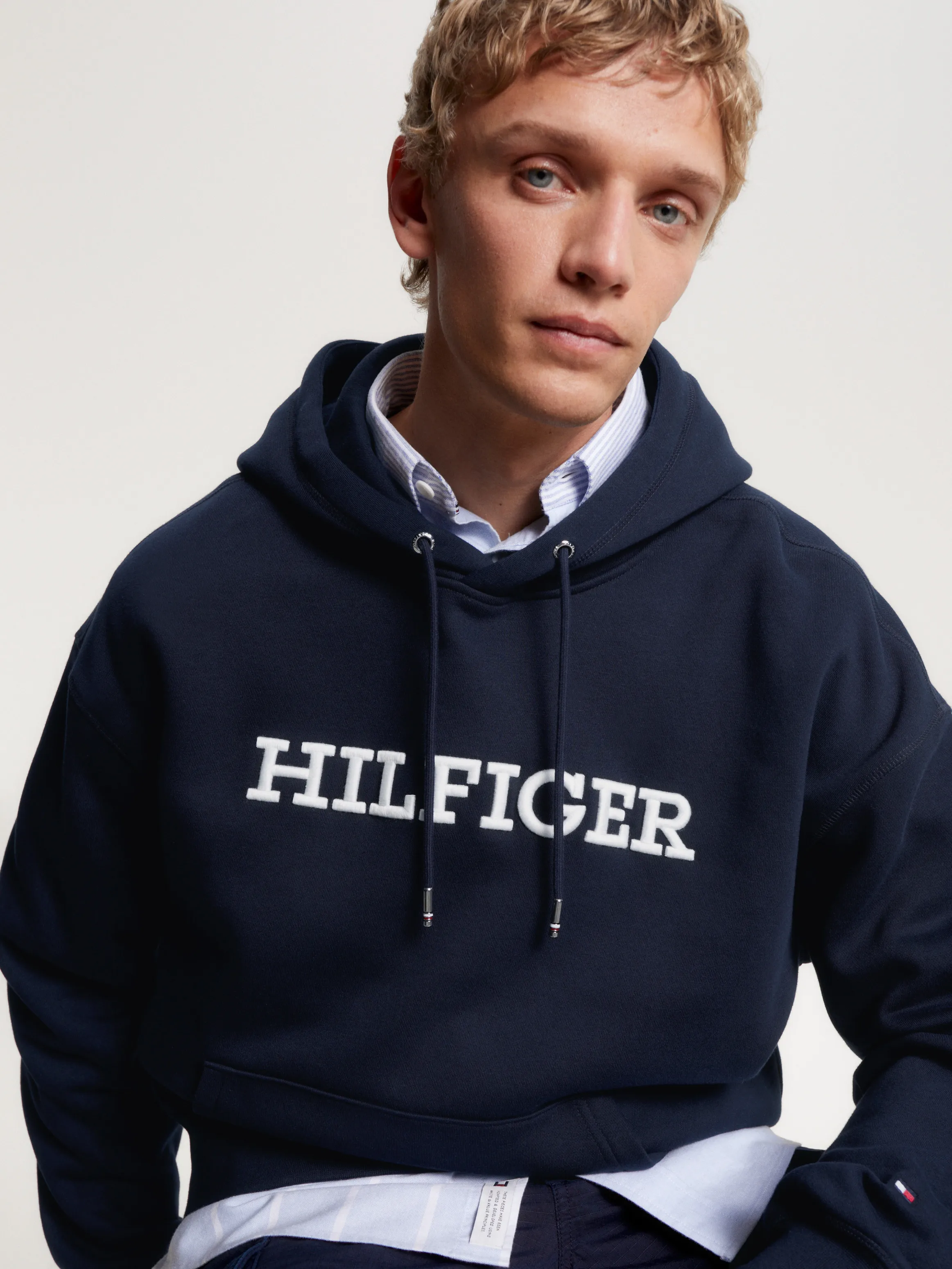 Hilfiger Monotype Embroidery Archive Fit Hoodie | Sweatshirts & Hoodies | Tommy Hilfiger