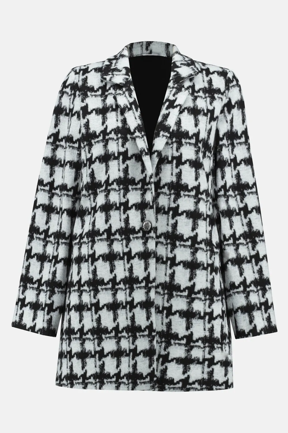 Houndstooth Print Coat Style 234121