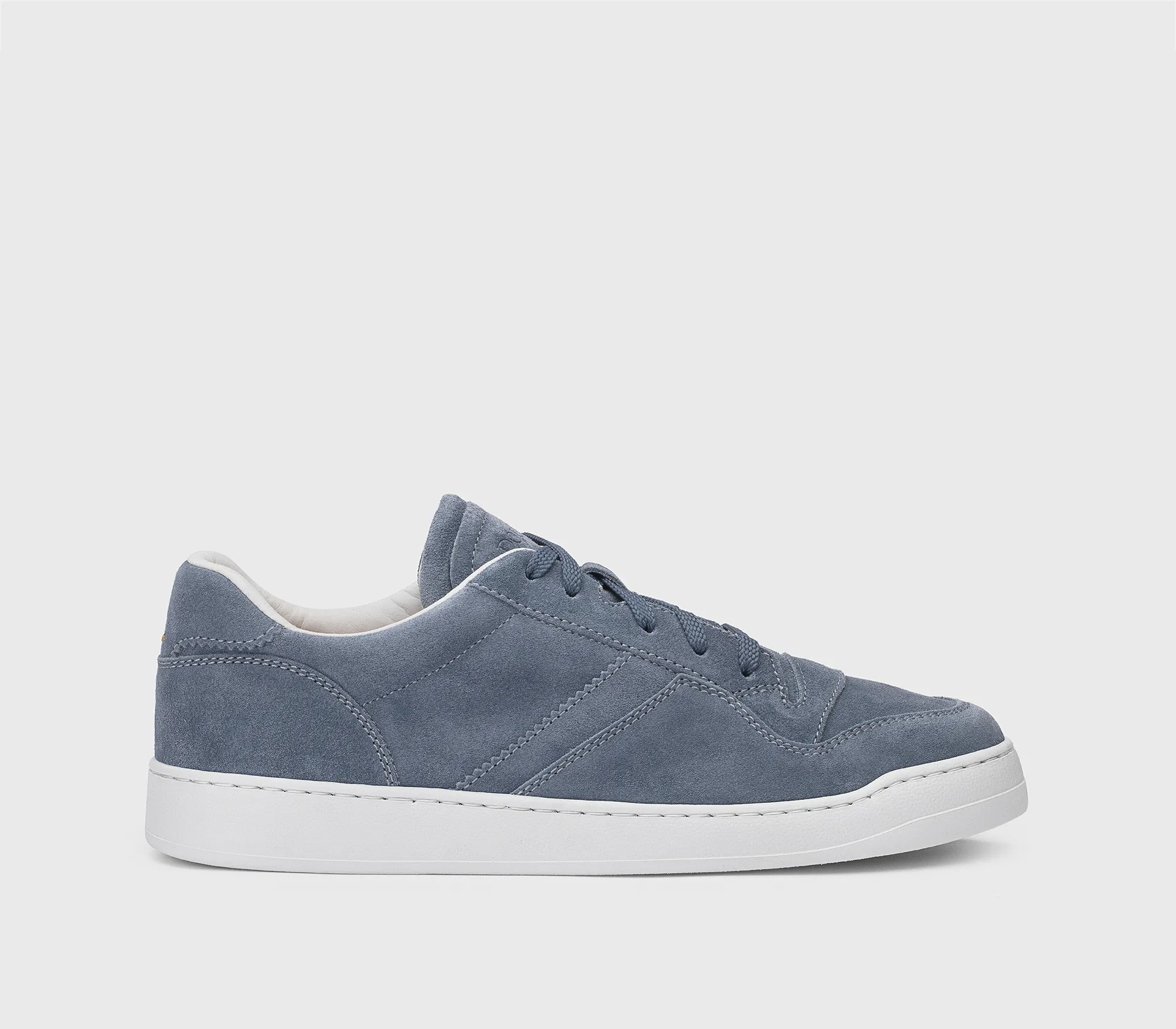 Indigo blue suede sneaker