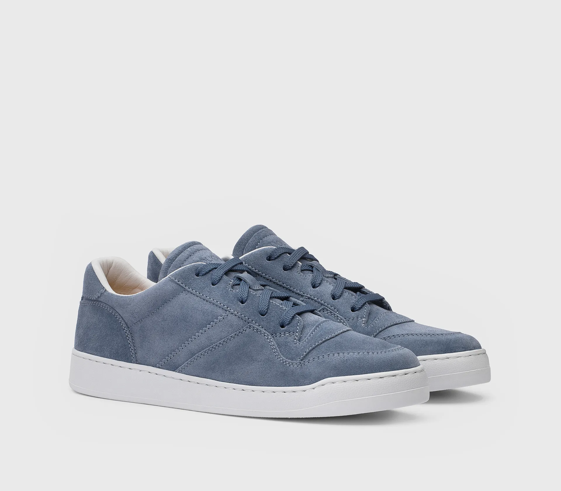 Indigo blue suede sneaker