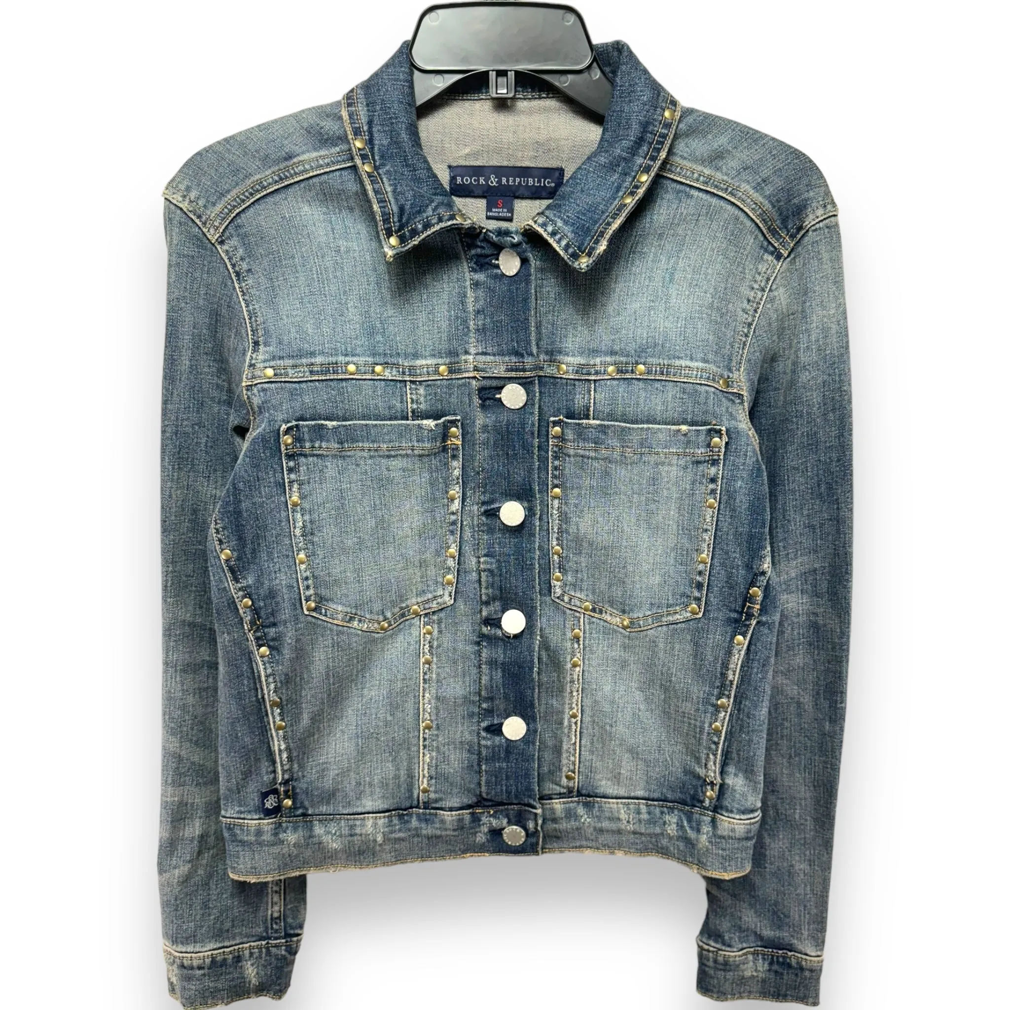 Jacket Denim By Rock And Republic In Denim, Size: S