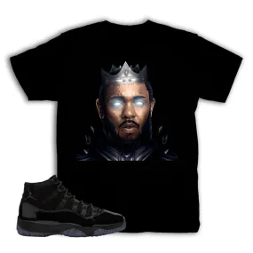 Jordan 11 Cap and Gown King Kendrick Shirt