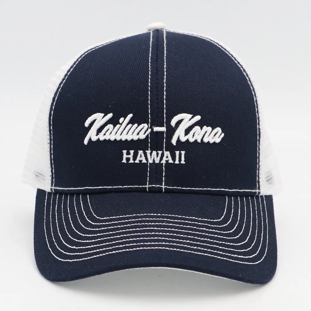 Kailua-Kona Trucker Hat - Navy/White