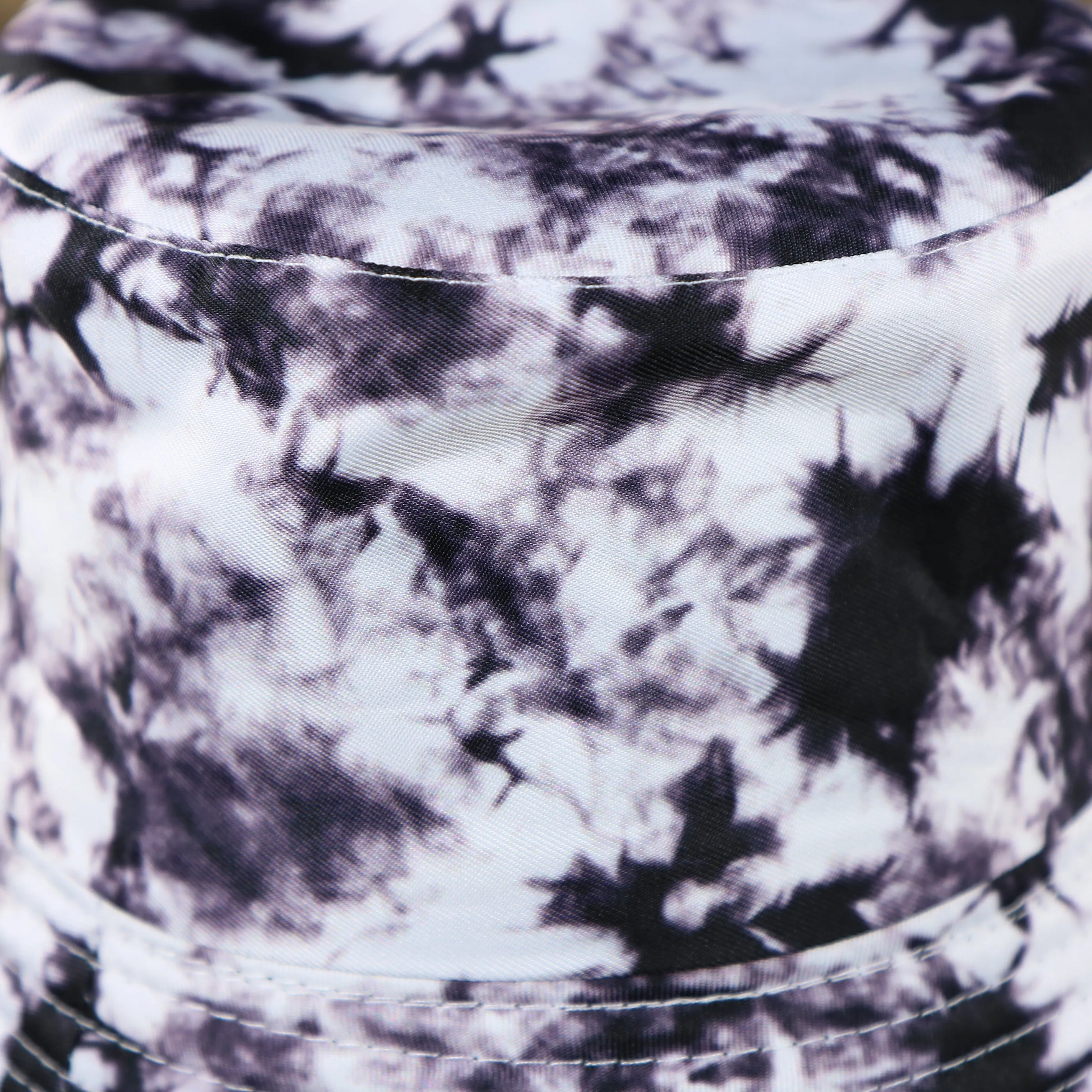 KIDS YOUTH BUCKET HAT | REVERSIBLE| DARK PURPLE/WHITE TIE-DYE | BLACK | OSFM