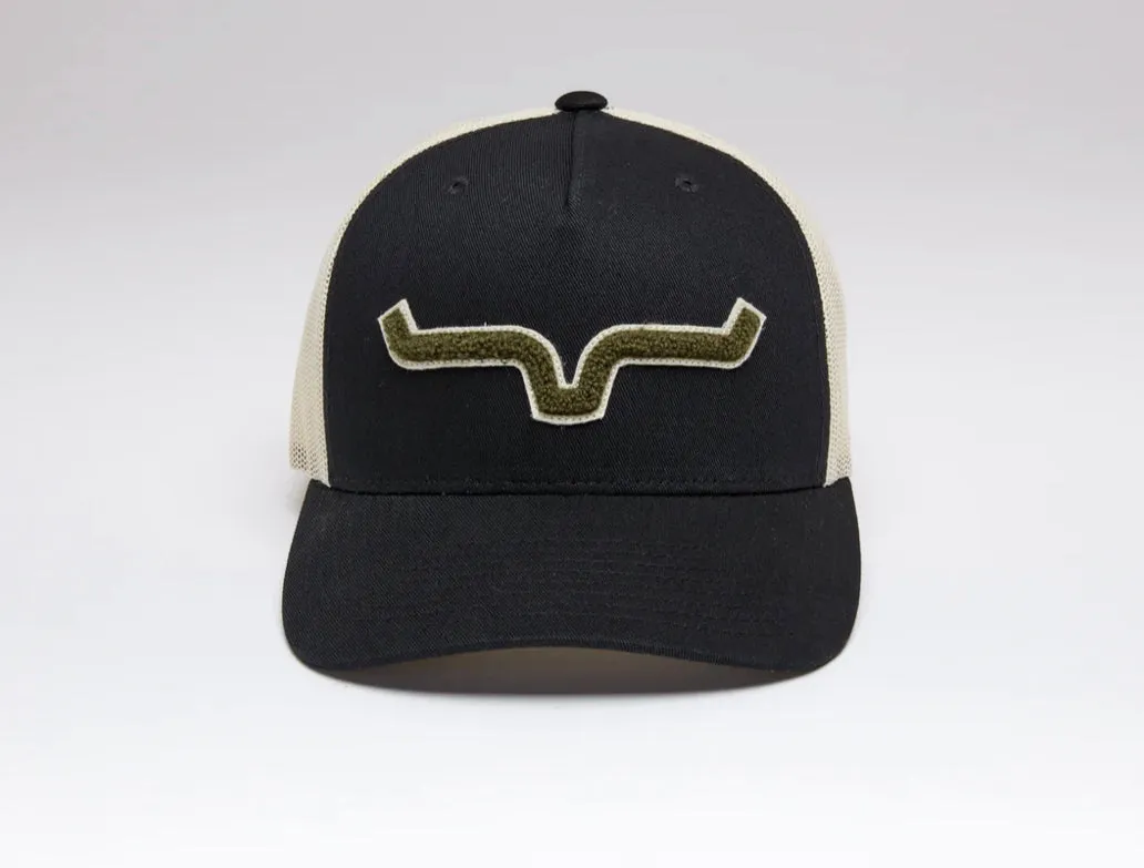 Kimes Ranch Tracker Trucker Hat-Black