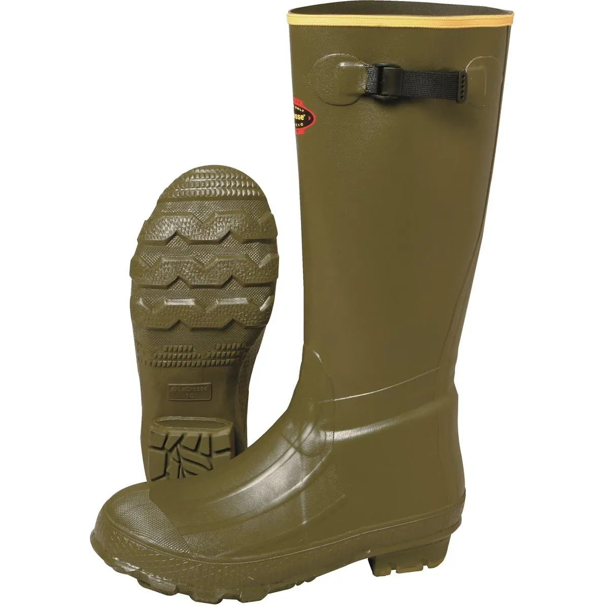 LACROSSE 18H Insulated Burly Boots w/ Chevron Cleated Sole